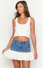 Ainzlee Denim Mini Skirt Image