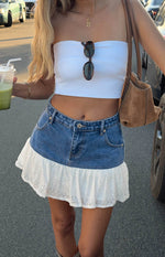 Ainzlee Denim Mini Skirt Image