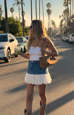 Ainzlee Denim Mini Skirt Image