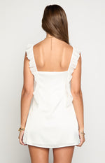 Joyce White Mini Dress Image