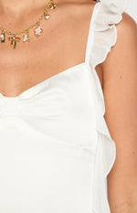 Joyce White Mini Dress Image