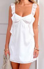 Joyce White Mini Dress Image