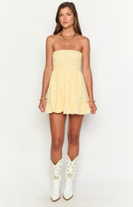 Kimmy Yellow Mini Dress Image