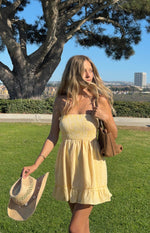 Kimmy Yellow Mini Dress Image