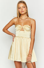 Sommer Yellow Mini Dress Image
