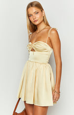 Sommer Yellow Mini Dress Image