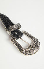 Western Black Sparkle Belt Image