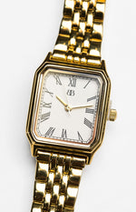 Horatia Gold Square Face Chain Watch (FREE over $180) Image