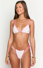 9.0 Swim Sumba Red Floral Bikini Bottoms Image
