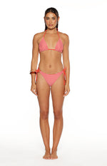 9.0 Swim Wave Red Stripe Triangle Bikini Top Image