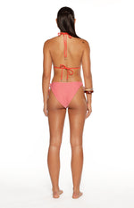 9.0 Swim Wave Red Stripe Triangle Bikini Top Image