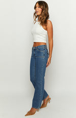 Abrand 99 Low Straight Elena Mid Wash Jeans Image