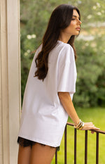 Alba Plain White Tee Image