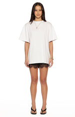 Alba Plain White Tee Image