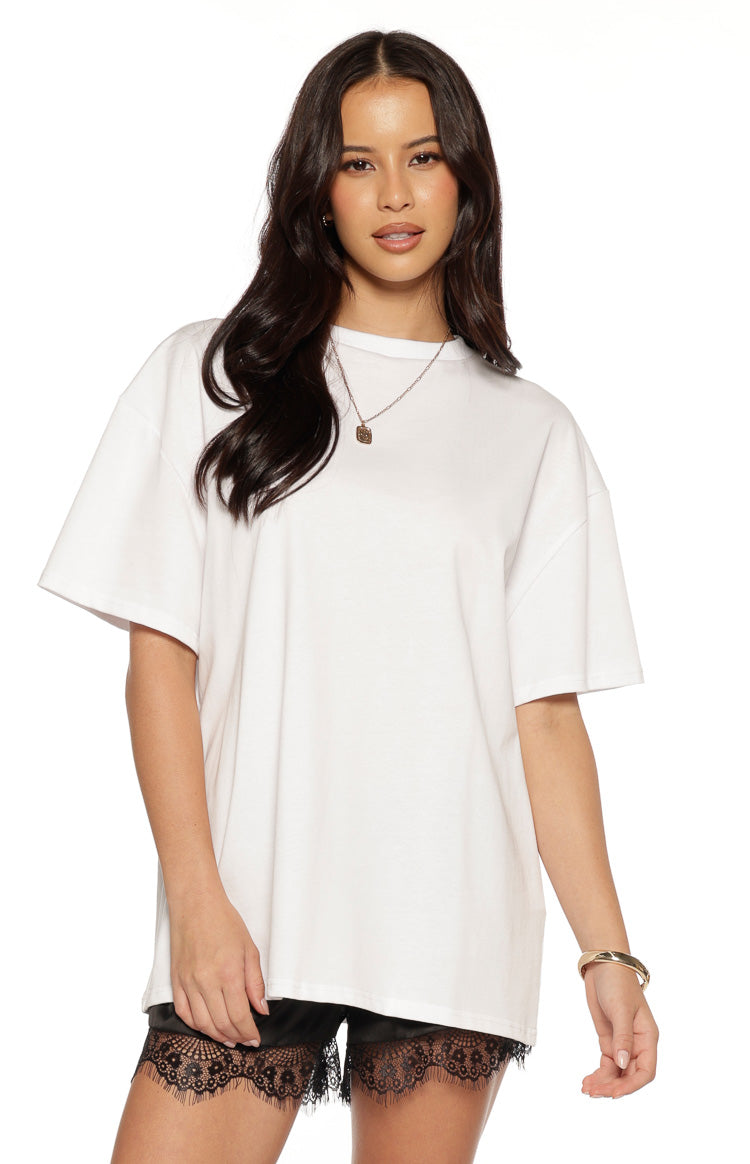 Alba Plain White Tee Image