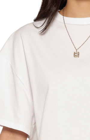 Alba Plain White Tee