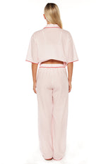 Alexea Pink Stripe Pajama Pants Image