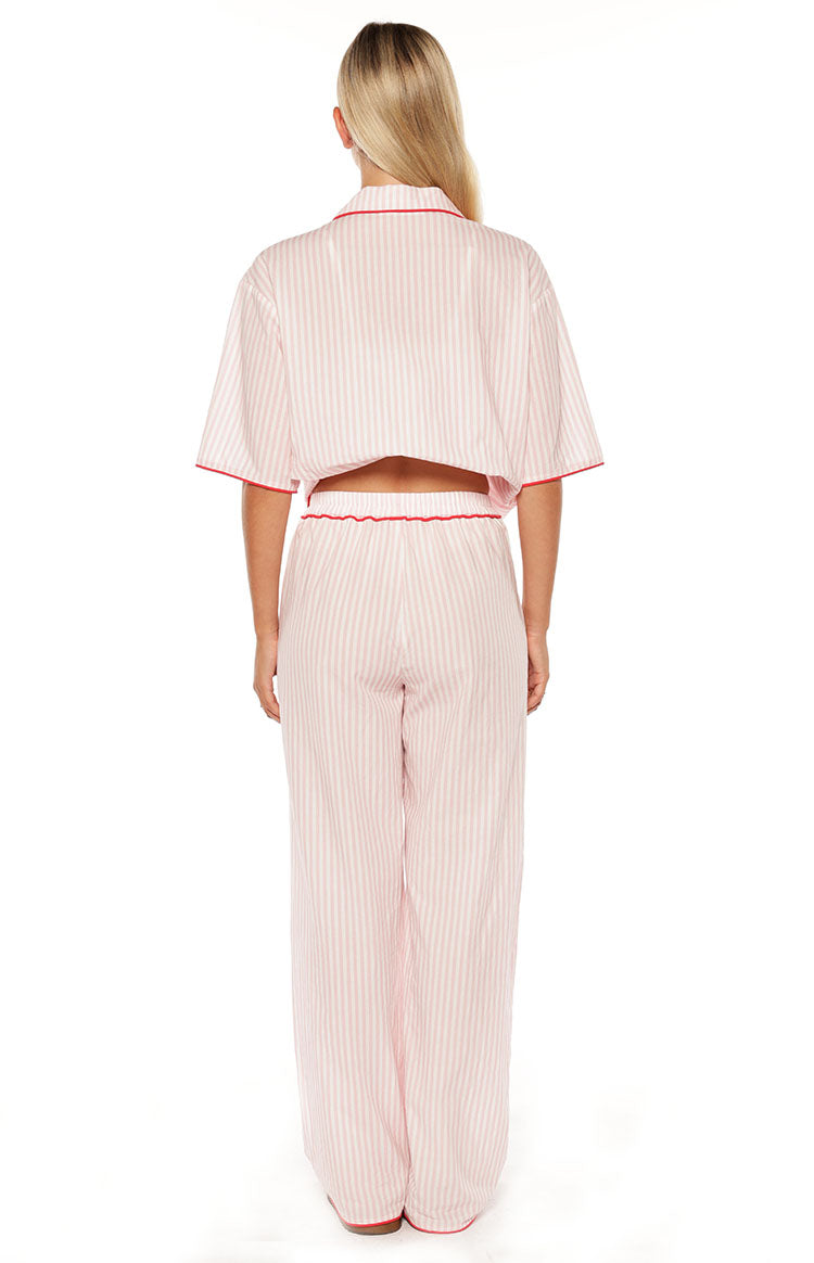 Alexea Pink Stripe Pajama Pants Image