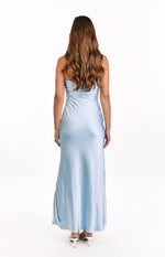 Alexia Blue Strapless Maxi Dress Image