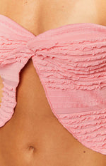 Allie Pink Strapless Top Image