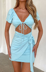 Amanda Blue Mini Dress Image