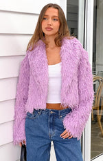 Amy Purple Fringe Jacket Image