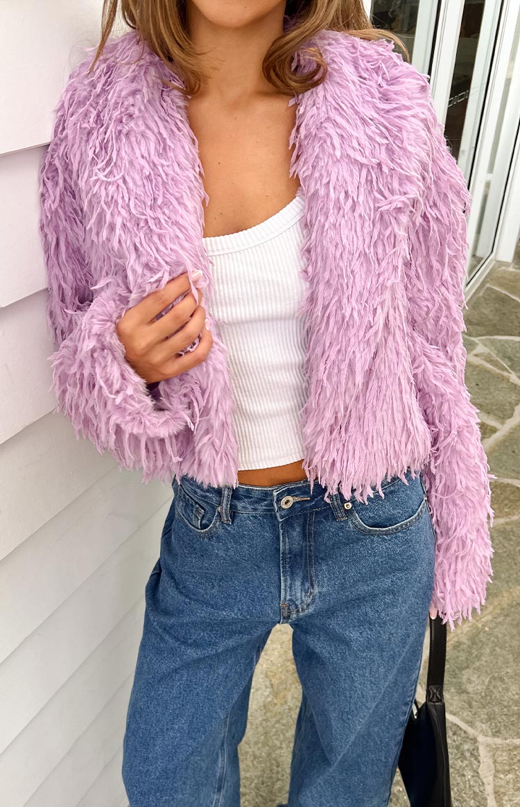 Amy Purple Fringe Jacket Image