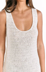 Annalee Cream Crochet Mini Dress Image