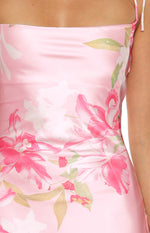 Antoni Pink Floral Maxi Dress Image