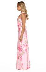 Antoni Pink Floral Maxi Dress Image