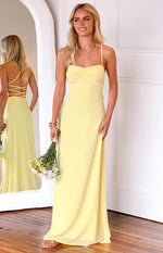 Arabelle Yellow Maxi Dress Image