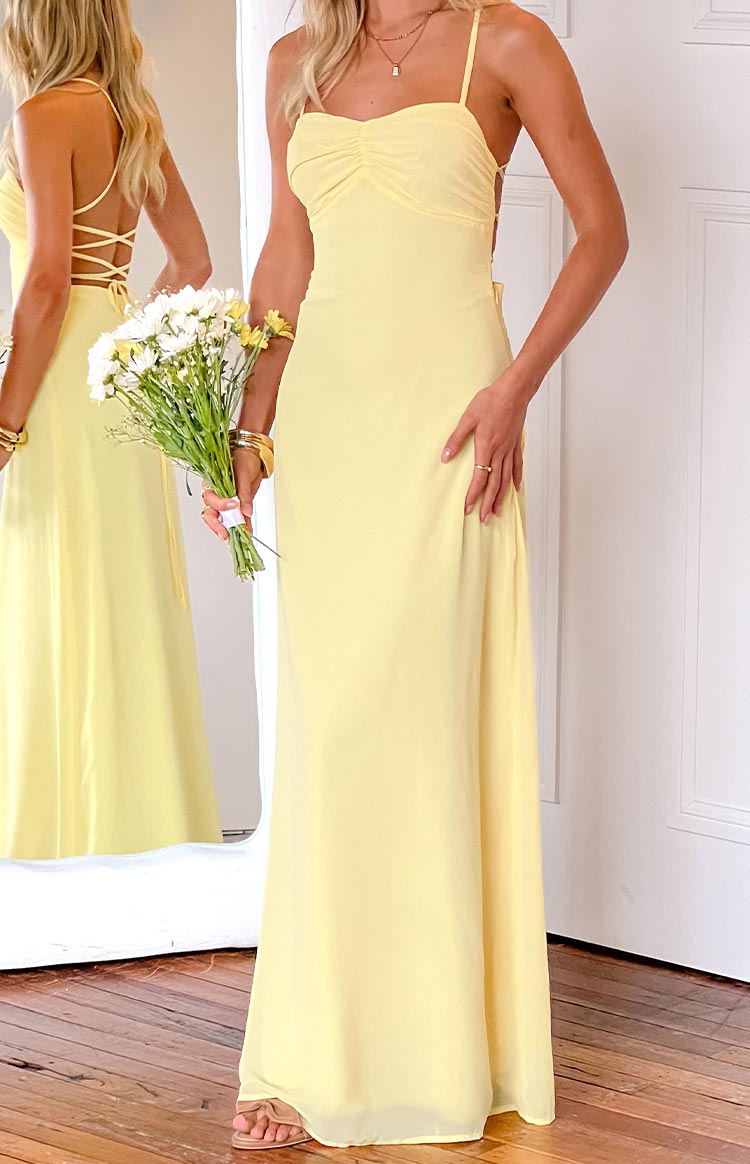 Arabelle Yellow Maxi Dress Image