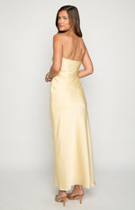 Ashley Yellow Formal Maxi Dress Image