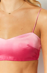 Bailee Pink Ombre Crop Top Image