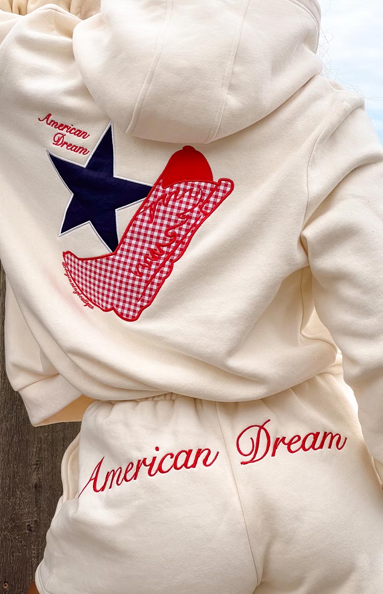 Beginning Cream American Dream Hoodie Image