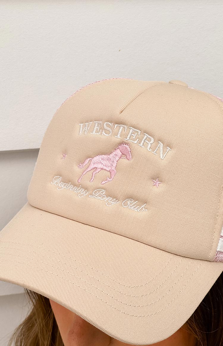 Beginning Cream Pony Club Trucker Cap (FREE over £90) Image