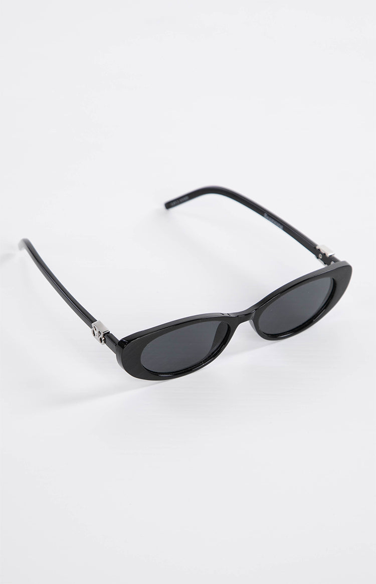 Beginning Julie Black Rounded Sunglasses (FREE over £55) Image