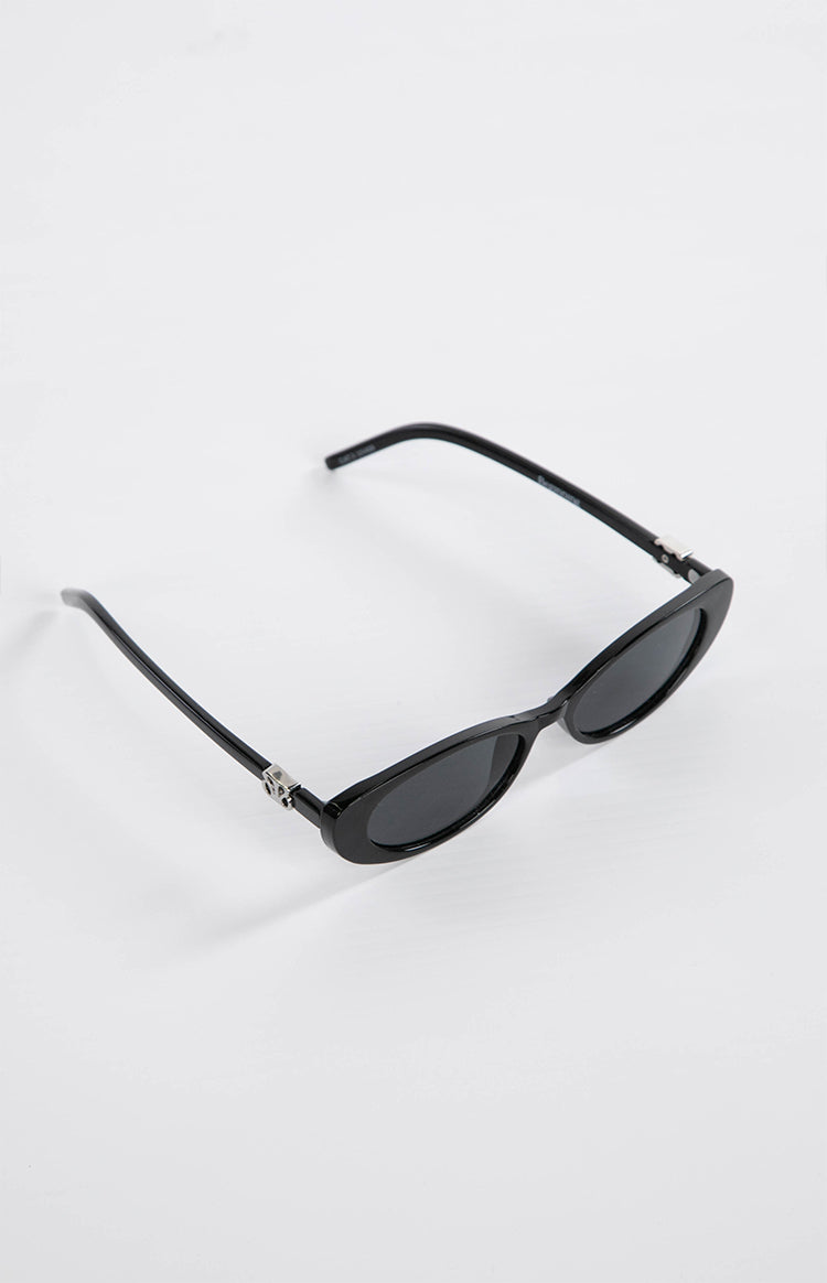 Beginning Julie Black Rounded Sunglasses (FREE over £55) Image