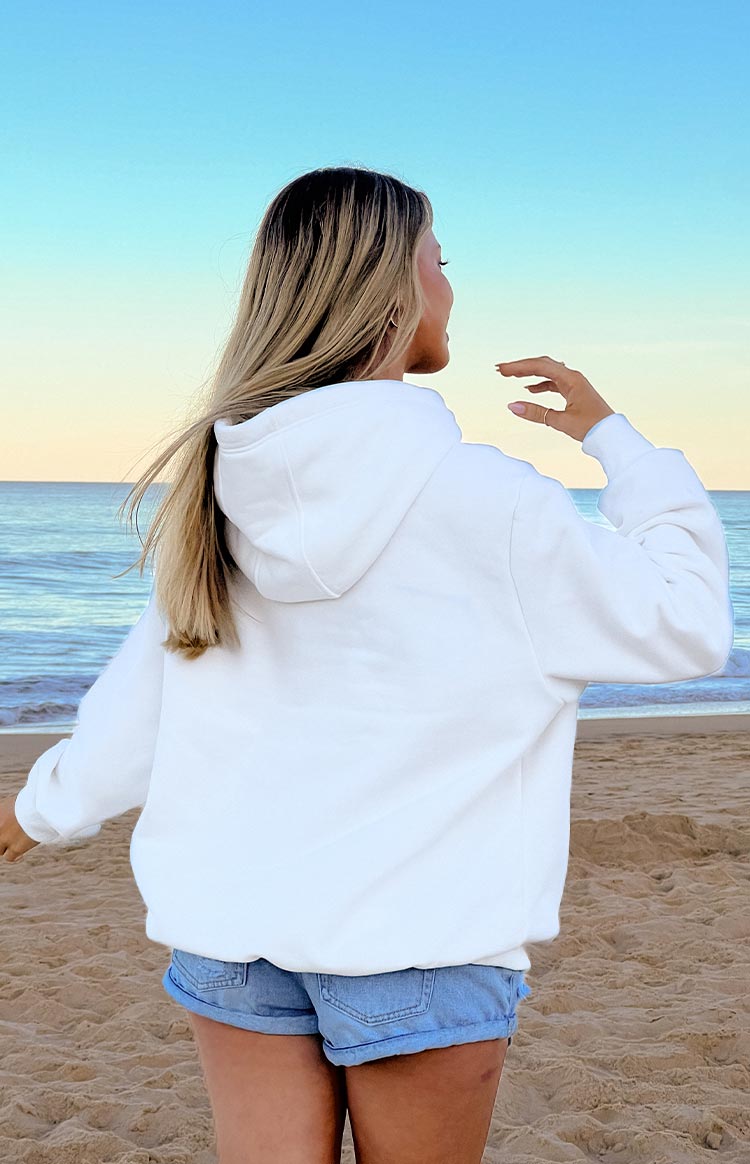 Beginning White And Red Heart Hoodie Image