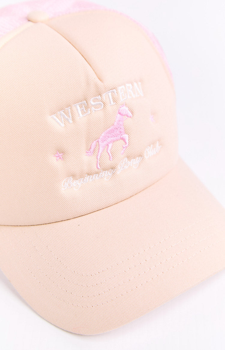 Beginning Cream Pony Club Trucker Cap (FREE over £90) Image