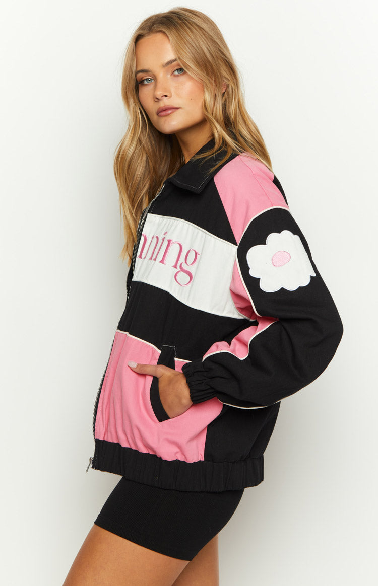 Beginning Pink Bomber Jacket Image