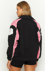 Beginning Pink Bomber Jacket Image