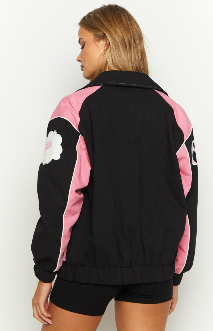 Beginning Pink Bomber Jacket Image