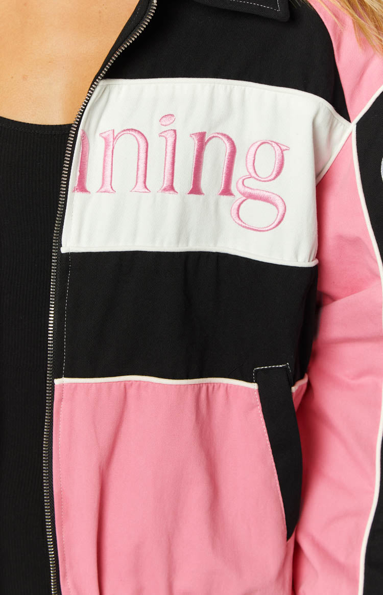 Beginning Pink Bomber Jacket Image