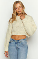 Belmont Cream Stripe Sweater