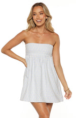 Berrie Blue Strapless Mini Dress Image