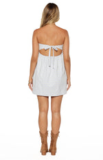 Berrie Blue Strapless Mini Dress Image