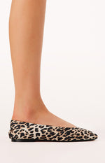 Billini Suzie Leopard Ballet Flats Image