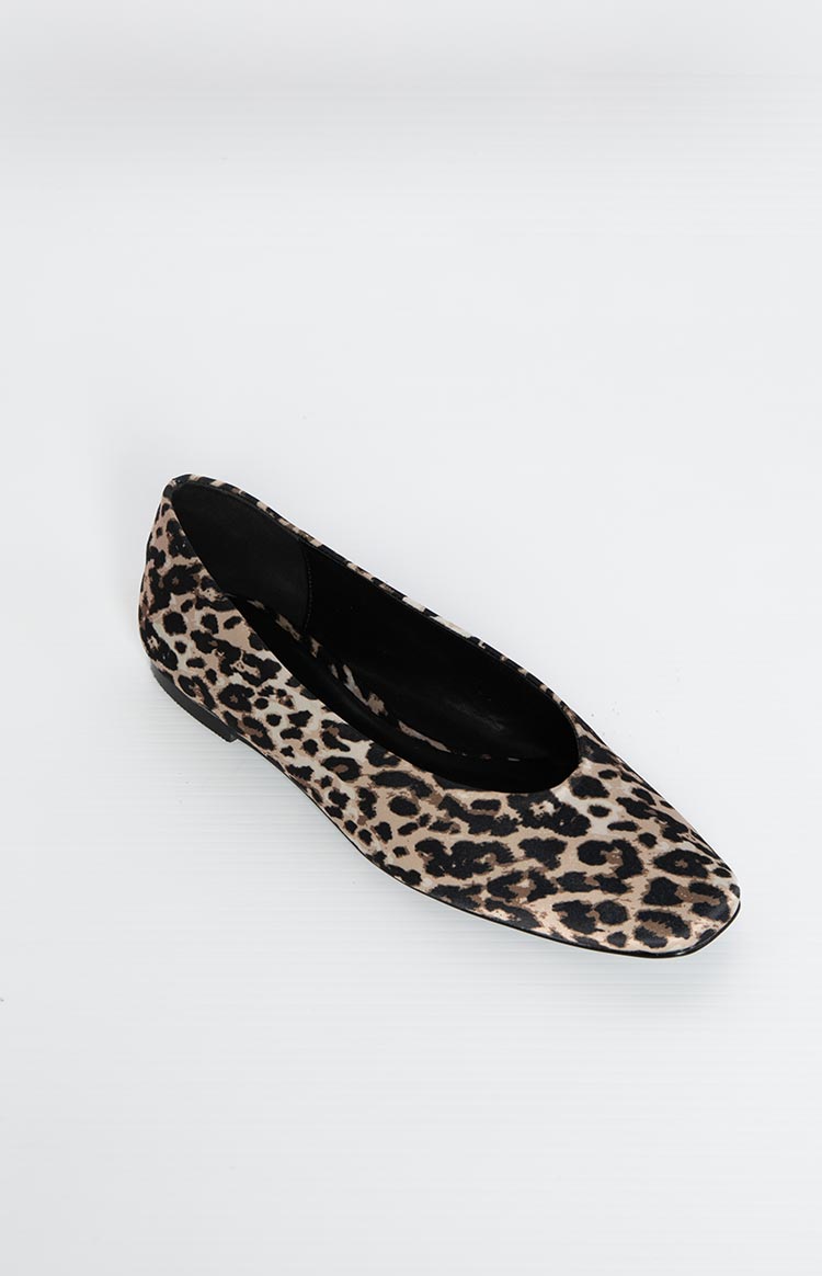 Billini Suzie Leopard Ballet Flats Image