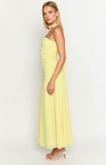 Brayan Yellow Maxi Dress Image